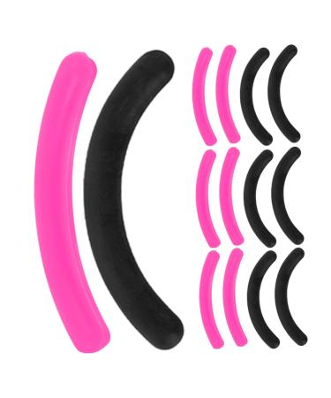 Healeved 2 Boxes Eyelash Curler Lash Tool Pad Lash Curler Replacement Pads Lash Curling Clip Pads Lash Curler Refill Replacement Refills Pads Silicone Pads Replacement Strips 3.00X0.30X0.30CM