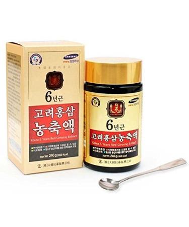 240g(8.5oz) 100% Pure Korean 6years Root Red Ginseng Extract Saponin Panax