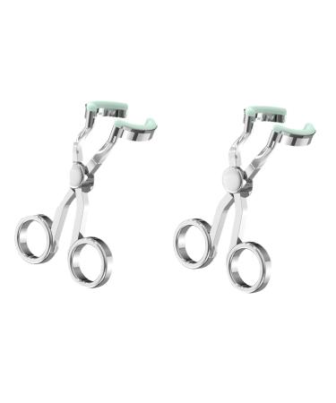 Contact Lens Eyelid Stretcher Soft Contact Lenses Remover and Insertion Tool Contact Lens Wearing Aids Application Tool Contact Lens Handler Device Includes Tweezers and Soft Silicone Scoop 2PCS