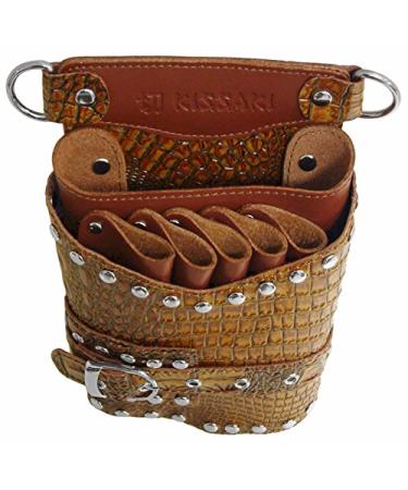 Reptile Style Genuine Leather Hair Scissors Holster - Stylish Tool Pouch for Hairstylists & Cosmetologists - Buy Online on GoSupps.com