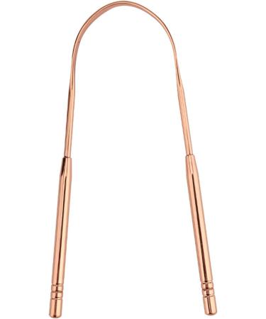 Mingqian Stainless Steel Tongue Scraper Set - 2 Pieces with Metal Storage Box | Fresh Breath & Mouth Care - Multicolor - Buy Online on GoSupps.com