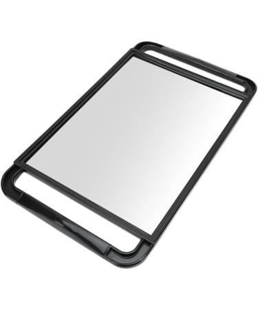 Handheld Barber Mirror 42x25cm Double Handle Large Rectangle Salon Hairdressing Tool - Buy Online on GoSupps.com