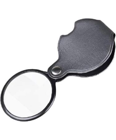 Portable Round Small Convenient Magnifier 10x Mini Foldable Leather Pocket Magnifier with Black Case Made in China - Buy Online on GoSupps.com