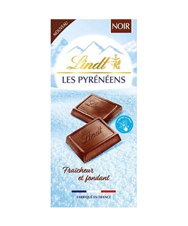 G n rique Lindt Les Pyr n ens Chocolate Tablets Black 150 g Exceptional Cocoa Delight for Chocolate Lovers Pack of 4