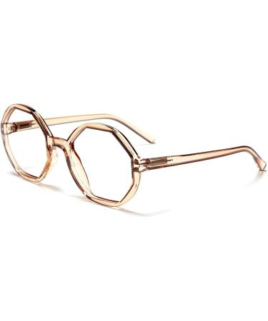 Looplabb LOLITA Crystal Champagne Reading Glasses - Stylish Unisex Trendy Readers for Men & Women - Buy Online on GoSupps.com
