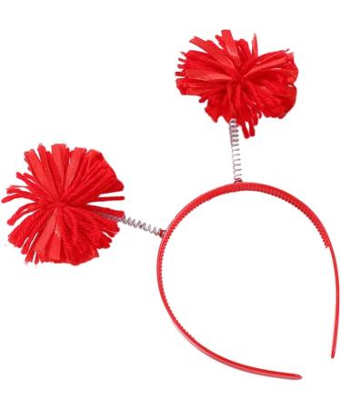 TQUXNGA Hairband with Colorful Pompoms for Parties Stage Performences Eye-catching Party Headband Birthday HeadWear Purple - Buy Online on GoSupps.com