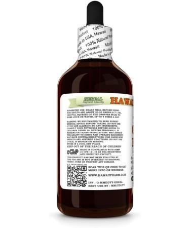 Gotu Kola (Centella Asiatica) Dry Leaf Glycerite Made in Hawaii Organic Raw Materials All Natural Vegan Lab Tested Alcohol-Free Liquid Extract - 4 fl.oz 4 Fl Oz (Pack of 1) - Buy Online on GoSupps.com