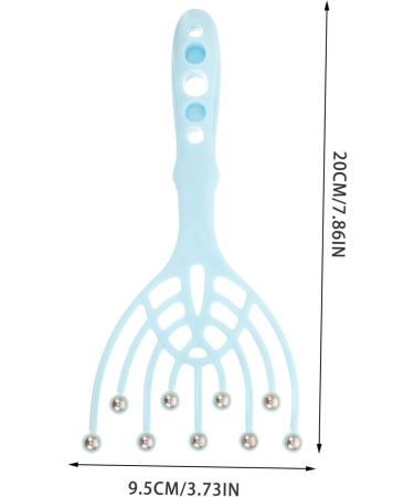 Fomiyes Head Massage Darts - Scalp Washer & Hair Care Device | Multi-Purpose Travel Container | Sky Blue 20x9.5cm - Buy Online on GoSupps.com