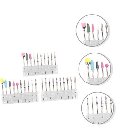 Ipetboom 3 Sets Nail Polisher Gel Manicure Kit Manicure Head Accessory Power Tool Nail Bit Electric Nail File Manicure Polishing Accessory Major Edge Alloy Tungsten Steel - Buy Online on GoSupps.com