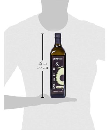 Lombardi 100% Pure Avocado Oil 2 Pack - 67.6 fl oz (2 x 33.8 fl oz) - Premium Quality, Kosher, Non-GMO - Product of Mexico - Cold Pressed for Cooking, Baking, Salad Dressing - Buy Online on GoSupps.com
