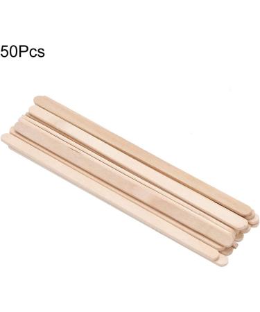 50Pcs Disposable Wooden Wax Spatulas for Hair Removal - Waxing Stick Tools - Buy Online on GoSupps.com
