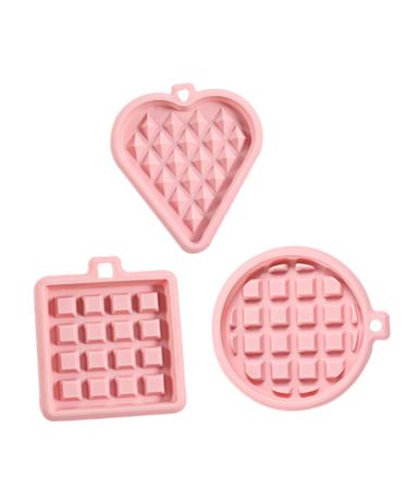 Zerodeko 9 Pcs Mold Silicone Baking Pad Silicone Pans for Baking Silicone Waffle Mould Silicone Muffin Pan Square Baking Dish Fondant Cookie Cake Jelly Chocolate Silica Gel Round 12X11X1.6CMx3pcs Random Colorx3pcs
