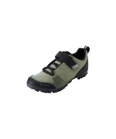 Vaude breathable bicycle shoes men TVL Pavei 2.0 blue size.42 stylish racing bike shoes men for cycling tours or day tours comfortable SPD cycling shoes can be used all year round 45 EU Schmal Cedar Wood
