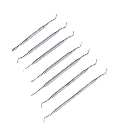 Ipetboom 1 Set Manicure Tools Nail Gel Tweezers for Craft Nail Polish Gel Nail Tools for Nail Art Gel for Nails Cuticle Shaper Precision Fine Point Tools Exfoliating Pusher Stainless Steel