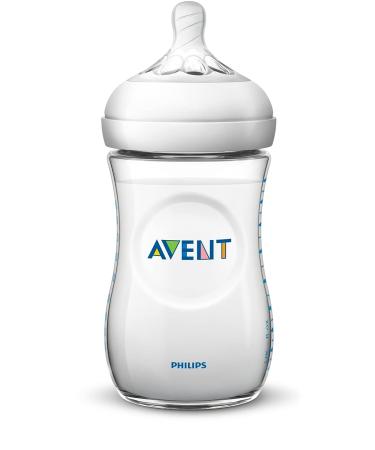 Philips AVENT Natural Baby Bottle Clear 9oz 2pk SCF013/27 | Set of 2 Bottles - 9oz Capacity - Buy Online on GoSupps.com