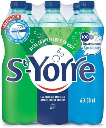 ST YORRE - Sparkling Natural Mineral Water 6X50Cl - Sold Per Unit - Buy Online on GoSupps.com