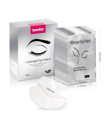 Teenitor Under Eye Pads - 50 Pair | Lint Free Lash Extension Eye Gel Patches for Eyelash Extension - Beauty Tool - Buy Online on GoSupps.com