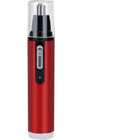 USB Rechargeable Ear & Nose Hair Trimmer | Waterproof Dual Edge Blades for Men & Women | Easy Carry & Clean Razor - Red - Buy Online on GoSupps.com