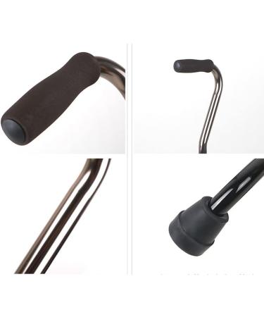 Aluminium Four-Legged Crutches for The Elderly Four-cornered Cane Walking Stick Telescopic Crutches for The Elderly Smooth Sailing - Buy Online on GoSupps.com