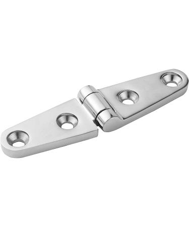 4x1 316 Stainless Steel Boat Strap Hinges - Heavy Duty Marine Hardware (Pack of 2) - Buy Online on GoSupps.com