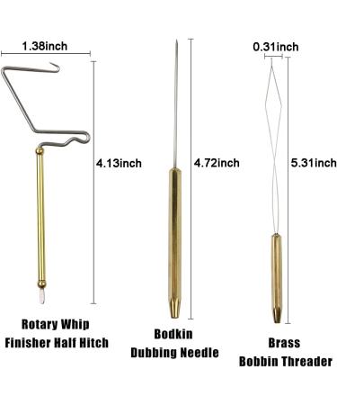 AGOOL Fly Tying Tool Kit - Premium Tools for Flawless Fly Fishing | Hackle Plier, Dubbing Needle, Threader, Whip Finisher & Bobbin Holder Included - Buy Online on GoSupps.com