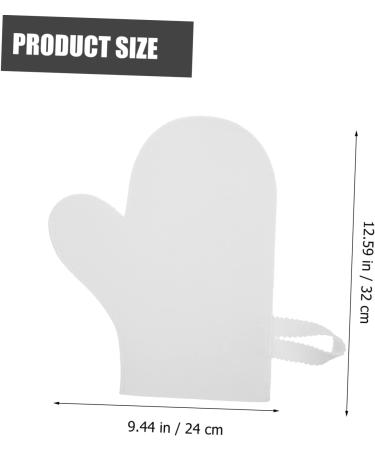 Toddmomy 6pi ces Gants De Gommage Exfoliants Feutre Lot pour Sauna Et Bain limination des Peaux Mortes Gris Et Blanc 3 - Buy Online on GoSupps.com