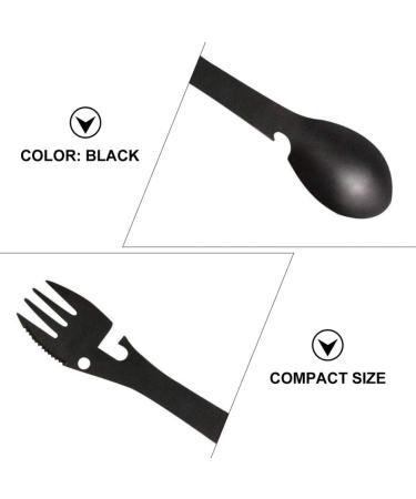 BESPORTBLE Hiking Tableware 5 1 Integrated and Fork Spoon Flatware Camping Forks Travel Utensils Small Tools Outdoor - Buy Online on GoSupps.com