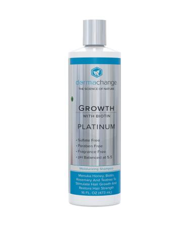 Hair Growth Biotin Shampoo - Hair Loss Shampoo for Hair Regrowth - Thickening Shampoo with Argan Oil for Hair Loss - Moisturizing Hair Growth Shampoo for Fuller and Thicker Hair (16oz) 16 Fl Oz (Pack of 1)