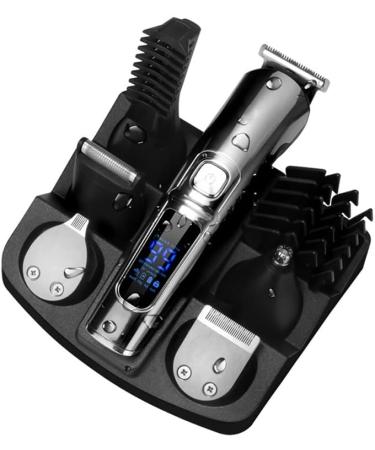 6-in-1 Waterproof Hair Clippers & Grooming Set for Men | Electric Shaver Beard Trimmer Nose & Ear Hair Remover - Buy Online on GoSupps.com