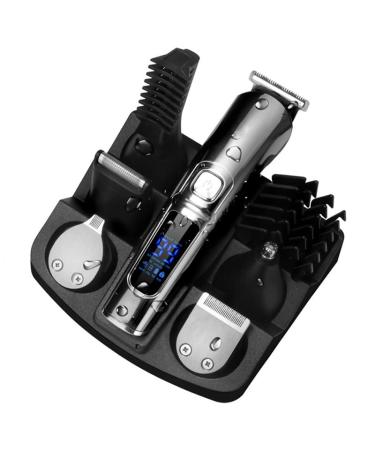 6-in-1 Hair Clippers & Facial Grooming Set - Waterproof Electric Shaver Trimmer for Men Beard & Ear/Nose Hair Grooming - Buy Online on GoSupps.com