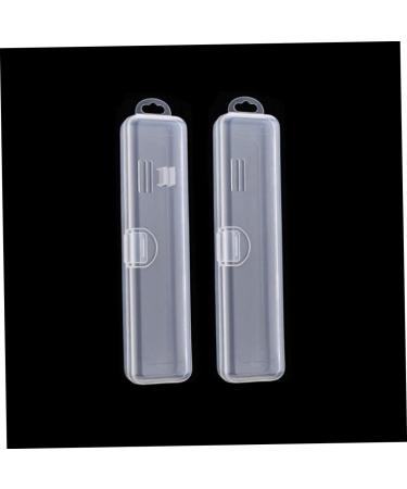 Beavorty Transparent Toothbrush Case - Universal Rectangular Travel Container | Simple Durable & Compact Design for Easy Travel - 19.8x4.6x2.8cm - Buy Online on GoSupps.com