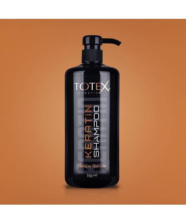 Totex Hair Keratin Shampoo - Premium Hydrating & Nourishing Care | Deep Moisturising & Quick Repair for All Hair Types | 750 ml - Buy Online on GoSupps.com
