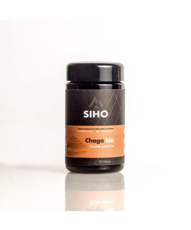 Siho - Organic Chaga Extract - Health and Immune System Dietary Supplement - Finnish Chaga 100% Organic, Highly Bioavailable, No Additives - Pot of 90 Capsules
