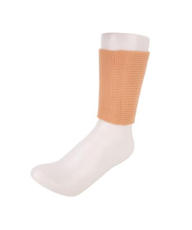 Ankle Brace Sleeve for Injury Recovery | Compression Support for Sprains Tendonitis & Fasciitis - Ideal for Figure Skating (Skin Color - Buy Online on GoSupps.com