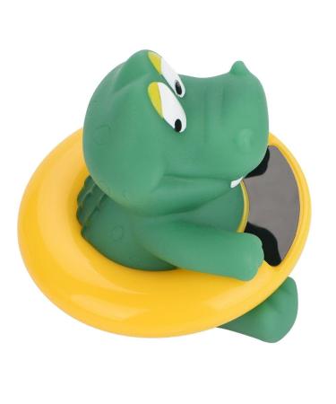 Baby Bath Thermometer - LED Temperature Display Floating Cute Animal Toy (Green Alligator) - Buy Online on GoSupps.com