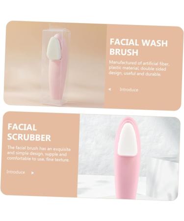 DOITOOL Face Exfoliator Silicone Facial Cleansing Brush Facial Scrubber Exfoliator Soft Bristle Cleaning Brush Manual Face Scrubber Miss Man-made Fiber Plastic Face Brush Soft Fur - Buy Online on GoSupps.com