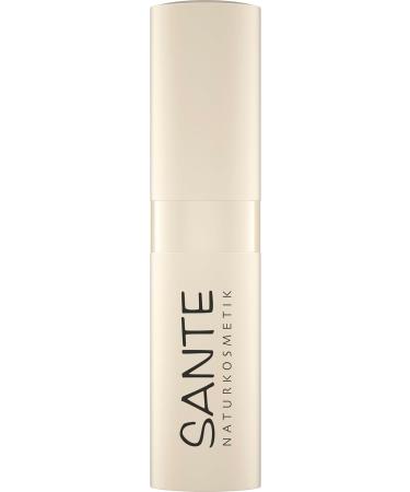LOGOCOS SANTE Naturkosmetik Moisture Lipstick 01 Honey Glow caring lipstick with hyaluron plump effect and seilift lip care for supple and softly shiny lips in light red 45 g - Buy Online on GoSupps.com