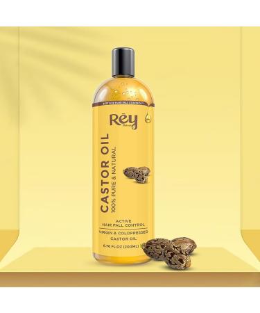 Naturals Cold Pressed Extra Virgin Castor Oil for Hair Growth | Nourishing & Moisturizing Hair Oil for All Types | Strengthens & Adds Shine (6.76 Fl Oz) - International Shipping Available - Buy Online on GoSupps.com