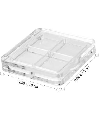 WOONEKY 2pcs Empty Eyeshadow Palette Empty Palette Magnetic Eyeshadow Palette Empty Small Women Blendable - Buy Online on GoSupps.com