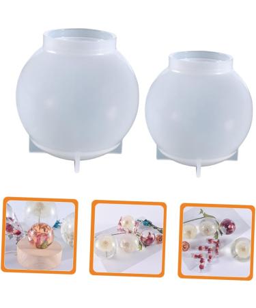 NUOBESTY 6 Pcs Ball Mold Silicone Molds Candle Molds Sphere Making Mold Crystal Resin Mold Accessories Whitex3pcs 5.9X5.9X5.9CMx3pcs - Buy Online on GoSupps.com