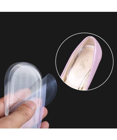 PLAFOPE Anti-Slip Heel Protectors Half Insoles - Transparent Gel Cups for Foot Care in High Heels - Buy Online on GoSupps.com