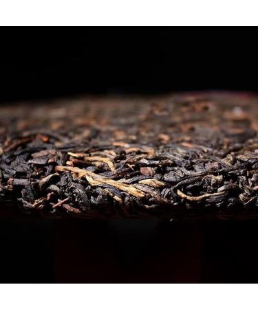 HELLOYOUNG 357g G teau de th noir Bingdao sucr biologique du Yunnan chinois Th Pu'er Aliment vert artisanal au go t intense Th pu-erh Pu'er Tea - Buy Online on GoSupps.com