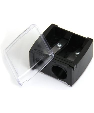 Gcroet Precision Cosmetic Pencil Sharpener for Eyebrow and Eyeliner - 2 Hole Plastic Sharpener - Buy Online on GoSupps.com
