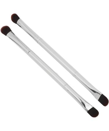 Double Ended Eyeshadow Brush Soft Fiber Hair Makeup Tool for Women and Artists - Buy Online on GoSupps.com
