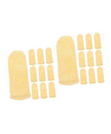 FRCOLOR 20 Pcs Anti-Cut Finger Cot Finger Guards Cut Resistant Finger Covers Cut Resistant Finger Cots Thumb Cots Anti Cut Finger Protectors Thumb Guards Cut Resistant Finger Sleeves