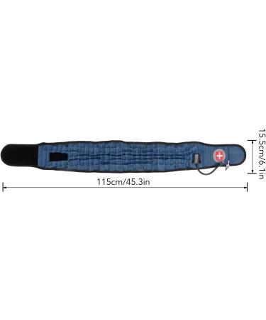 Lumbal Traction Belt - Inflatable Back Support & Lumbar Spine Traction Device (Blue) for Effective Pain Relief | International Shipping Available - Buy Online on GoSupps.com