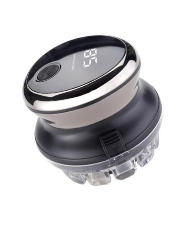 Beaupretty Self Sharpening 1 Set Hair Clipper Electric Electric Rotary Mens Hair for Head Mens Bald Electric Clipper for Barber Palm Head Abs Suit Cordless Man Men Grooming Kit 10X9.8X9CM Black