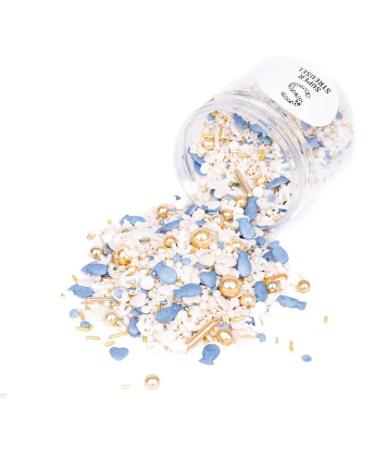 Super Sprinkle Heiligsfischle Tortendeko | Underwater World Cake Decoration for Communion & Baptism | Edible Mermaid & Sea Animals Sugar Sprinkles (90g) - Buy Online on GoSupps.com