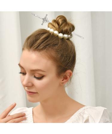 3 Pack Metal Sword Hair Sticks - Witch Accessories for Women Hair Buns - Vintage Handmade Chopsticks - Stick Pattern 1 - Buy Online on GoSupps.com