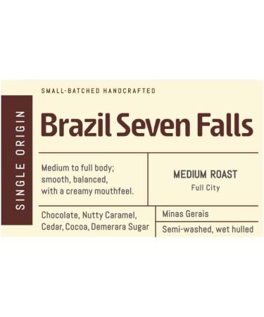CuppaJoe Coffee Roasters Single Serve Pour Over Brazil Seven Falls Medium Roast Ground Coffee Filter Packs 8 x 18g - Buy Online on GoSupps.com